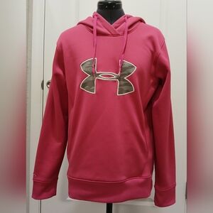 Under Armour Pink And Camo Hoodie